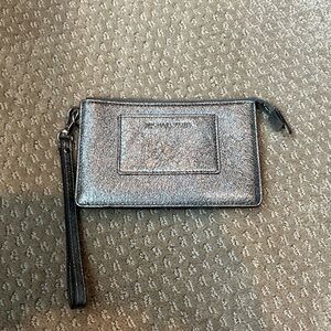 Michael Kors Gray Wristlet - glitter accent brand new but I don’t have the tags
